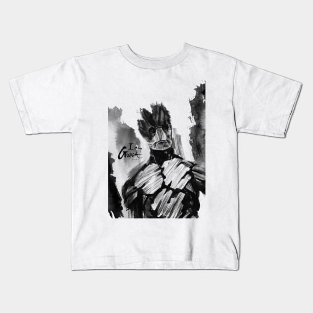 I am Groot Kids T-Shirt by nijasumi